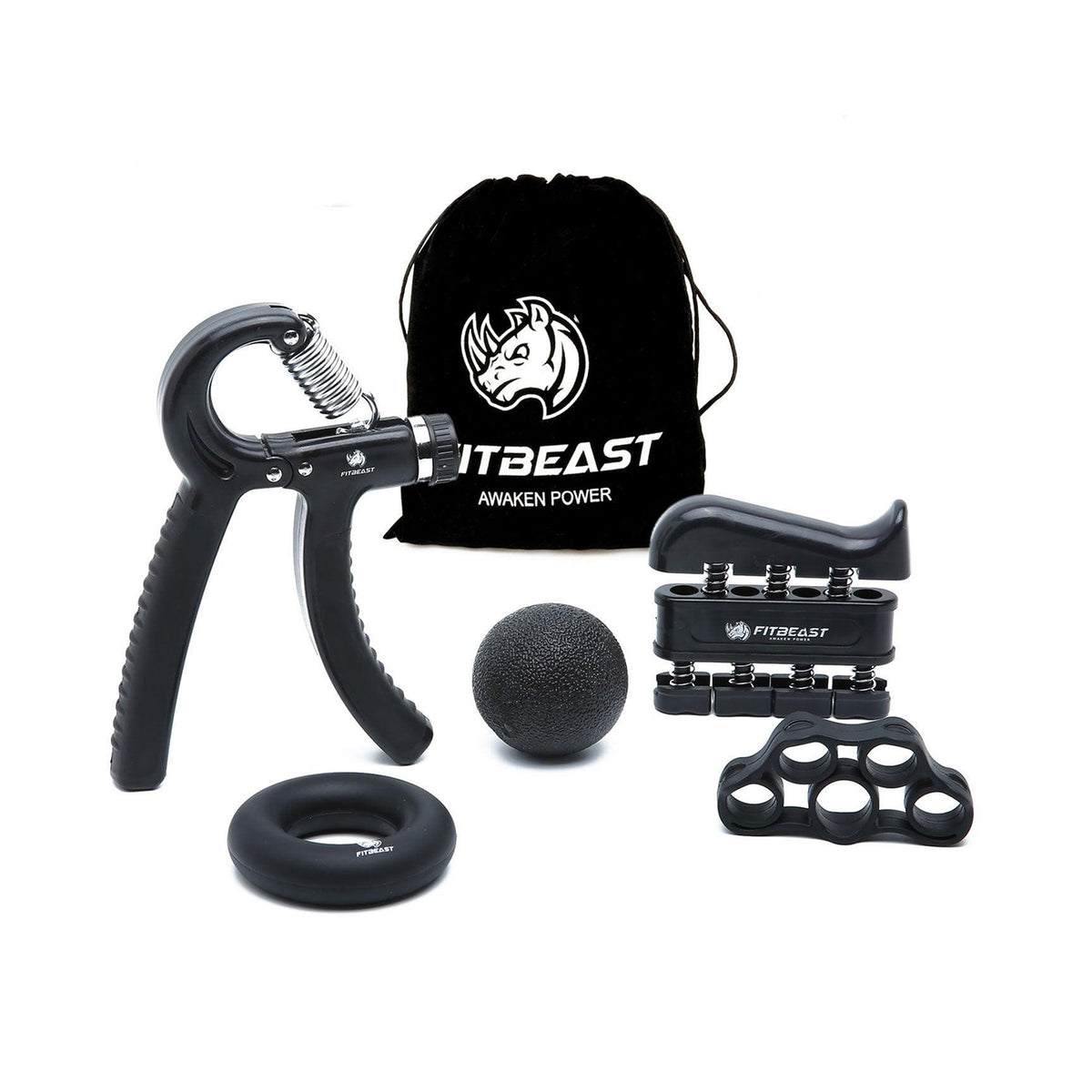 FitBeast Adjustable Aluminum Grip Strengthener (40-100LBS)