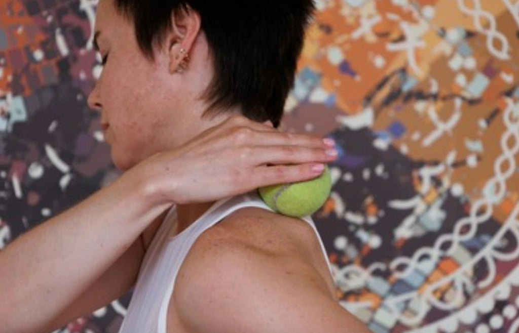 tennis ball massage for shoulder impingement