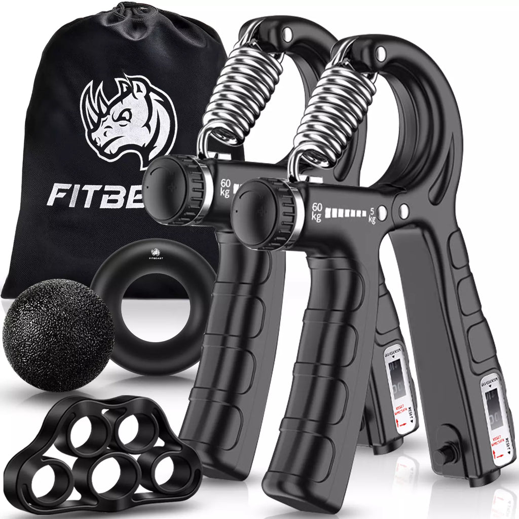 kootek hand grip strengthener with 5 resistance levels