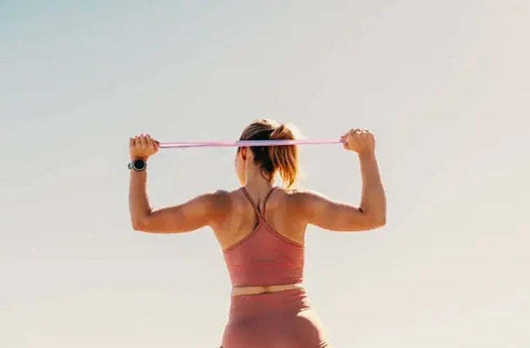 Ab Crunches with Resistance Bands