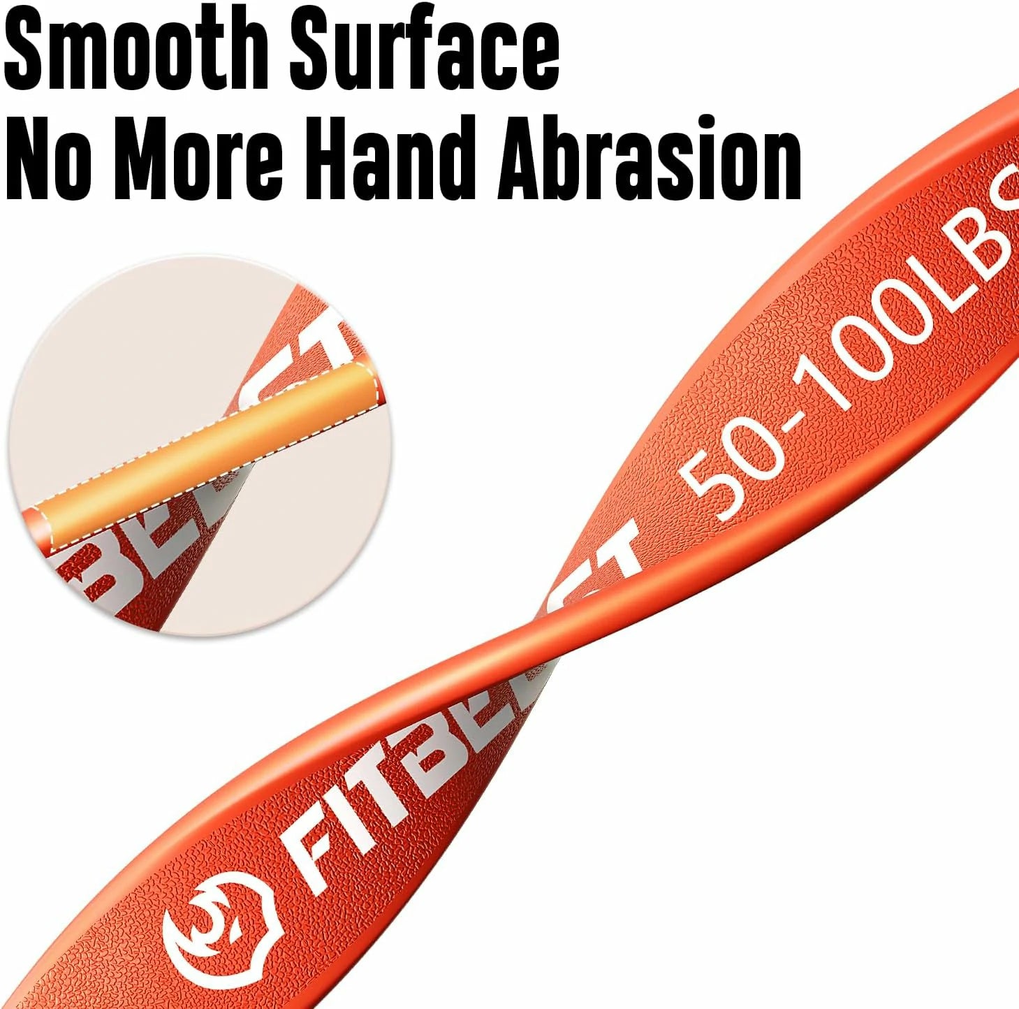 FitBeast Rubber Pull Up Bands Set with Door Anchor